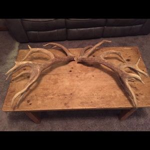 Set of red stag antlers! Buttons have been removed